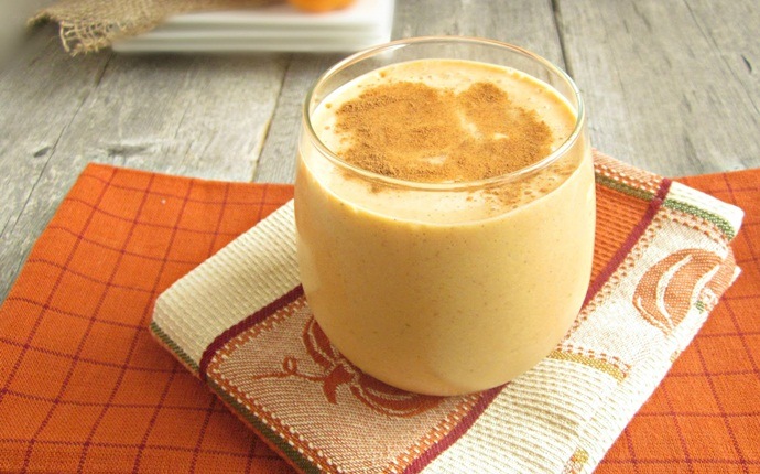 low calorie diet for weight loss - pumpkin smoothie recipe