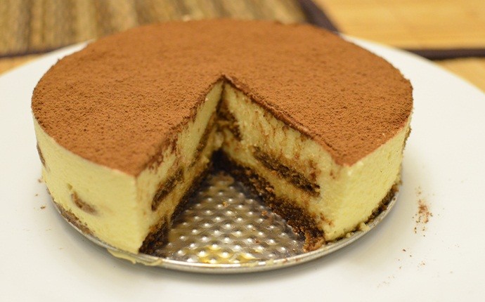 desserts in a jar - tiramisu cheesecake