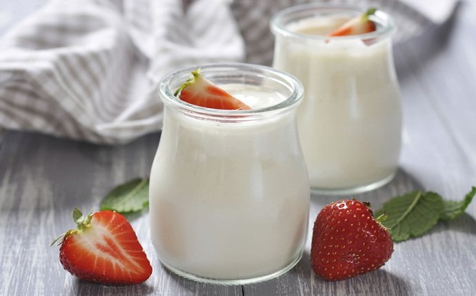 how to get rid of stomach ache - yogurt, coriander leaves, salt, and cardamom powder