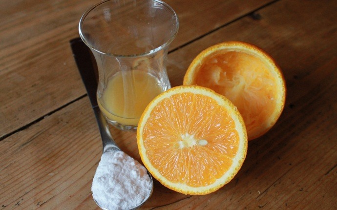 baking soda for pimples - baking soda and orange juice