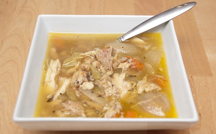 how to treat cough - chicken soup