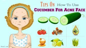 cucumber for acne