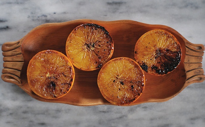 how to treat cough - grilled oranges