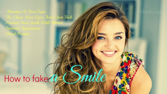 how to fake a smile - how to fake a smile