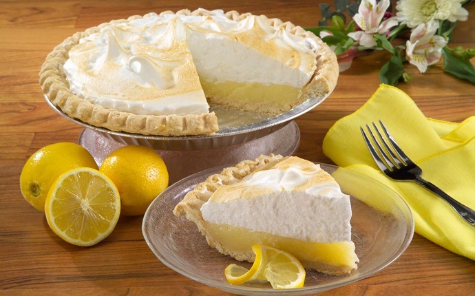 baby shower recipes - lemon meringue pie