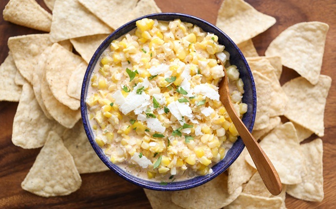 baby shower recipes - mexican corn dip