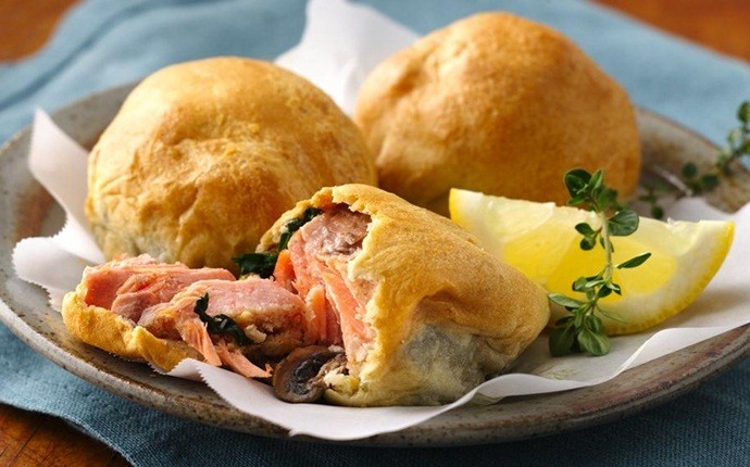 baby shower recipes - salmon puffs