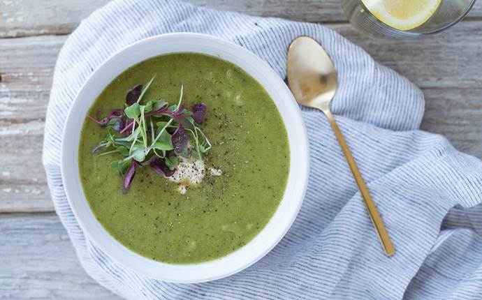 lunch ideas for teens - alkalizing green soup