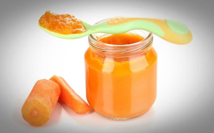 baby puree recipes - carrot and chicken puree