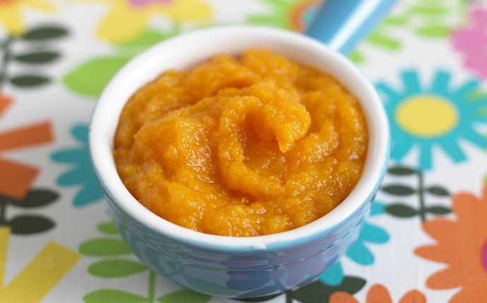 baby puree recipes - cheesy carrot, potato, and parsnip puree