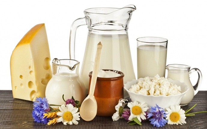 vitamin a foods for skin - dairy products