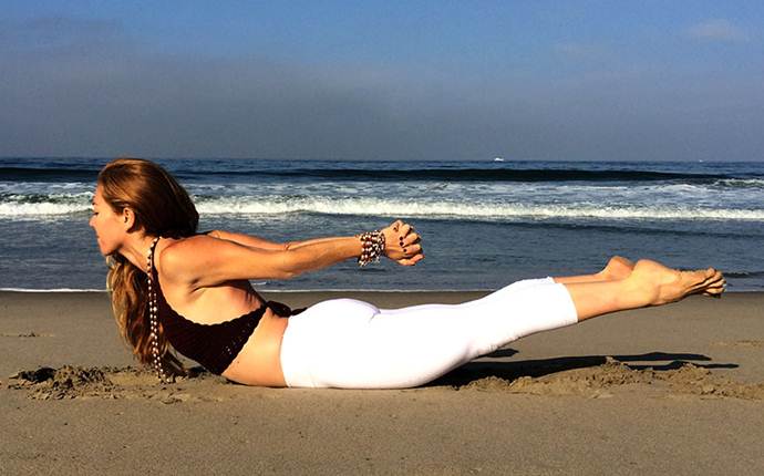 yoga poses for sciatica - shalabh asana