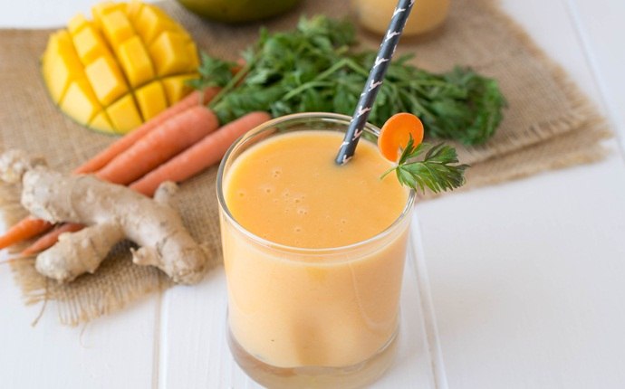 smoothie recipes for kids - mango and peas smoothie