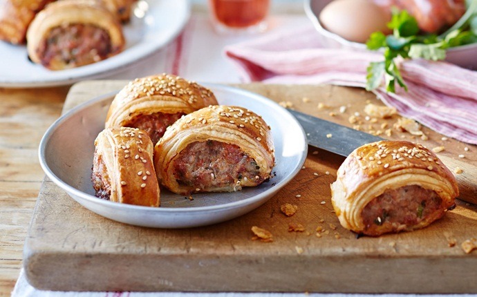 breakfast ideas for teens - chicken salami rolls