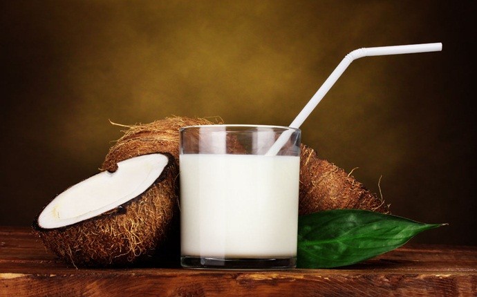 protein pack for hair - coconut milk, olive oil and lemon juice