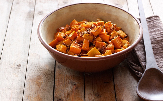 sweet potato recipes - maple-walnut sweet potatoes