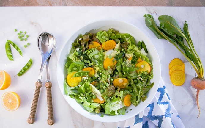 paleo salad recipes - super spring salad