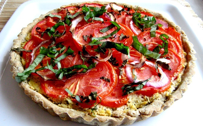 fresh tomato recipes - tomato tart
