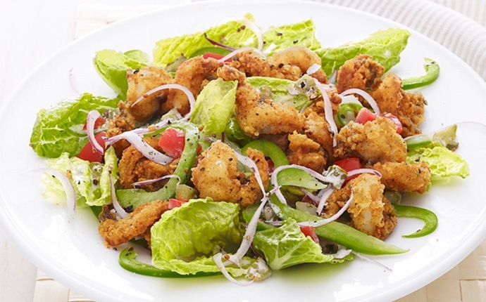 paleo salad recipes - tropical shrimp salad