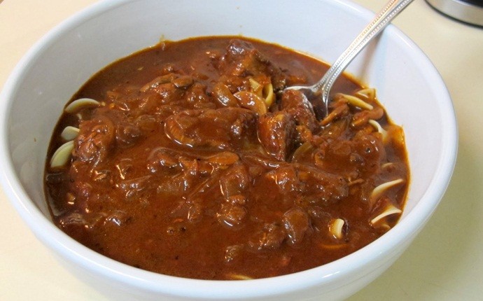 wholesome baby food - beef goulash