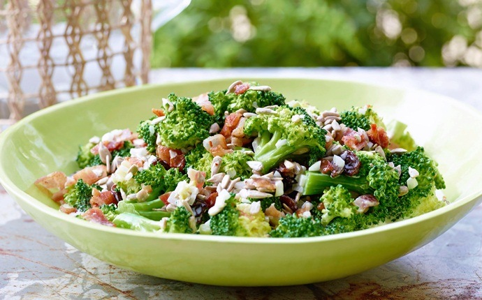 salad recipes for kids - broccoli and cranberry salad