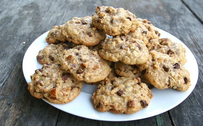 low calorie cookies - chocolate chip and oatmeal cookies