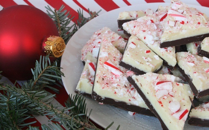 christmas recipes for kids - chocolate mint bark