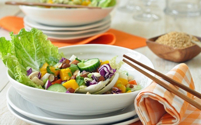 salad recipes for kids - island mango and chicken salad