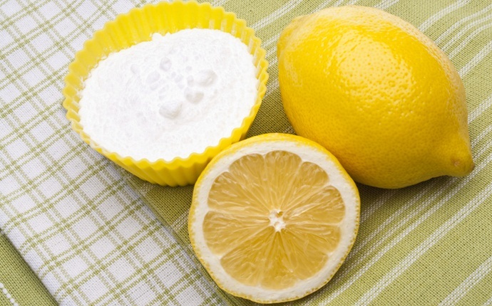 lemon for dandruff - lemon and baking soda