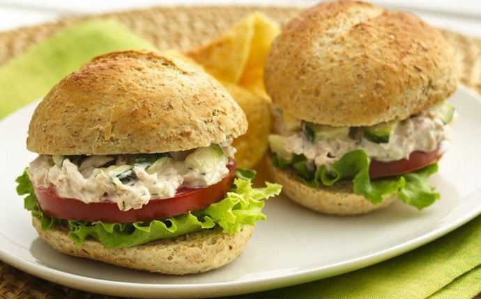 sandwich recipes for kids - pickled tuna salad sandwich