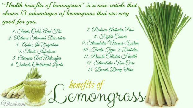 health benefits of lemongrass