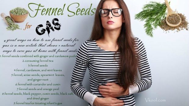 how to use fennel seeds for gas