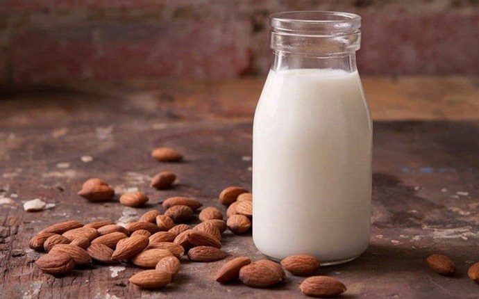 hot drink recipes - healthy almond milk coffee
