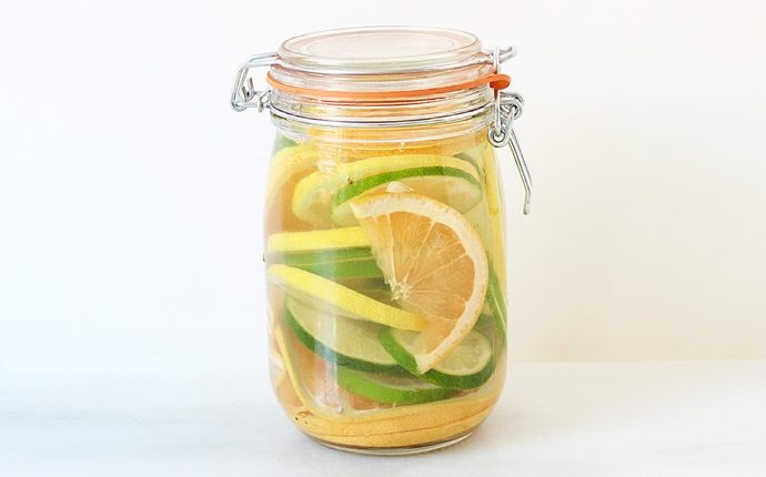 hot drink recipes - lemon and hot water infusion