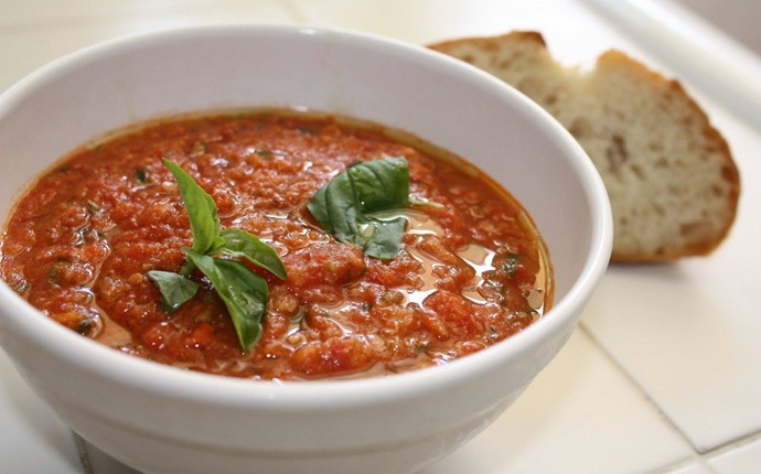 tomato soup recipes - tomato bread soup