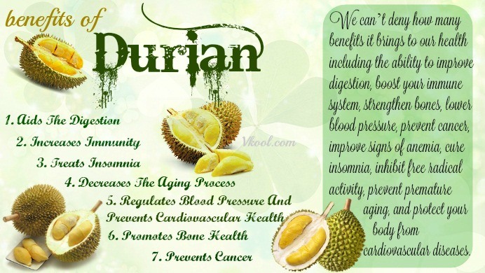 health benefits of durian