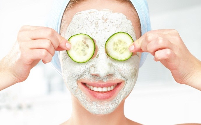 face masks for acne scars - cucumber mask