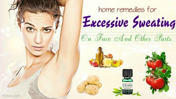 home remedies for excessive sweating on face