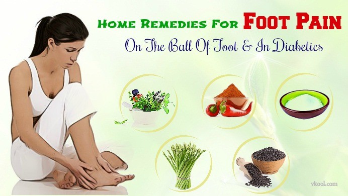 home remedies for foot pain on the ball of foot