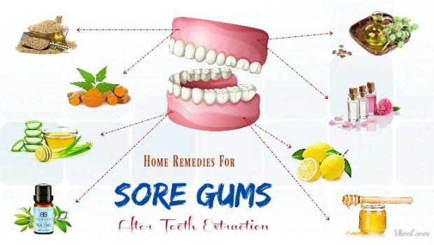 home remedies for sore gums after tooth extraction