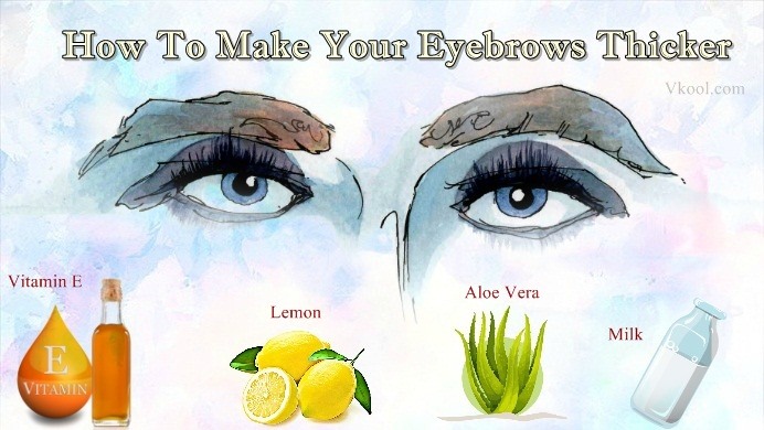 how to make your eyebrows thicker