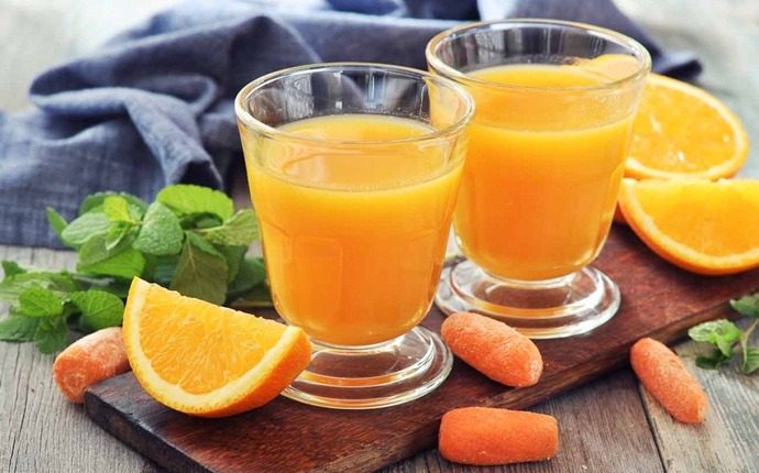 home remedies for wheezing - orange juice