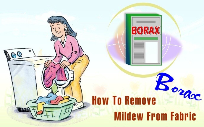 how to remove mildew from fabric - borax