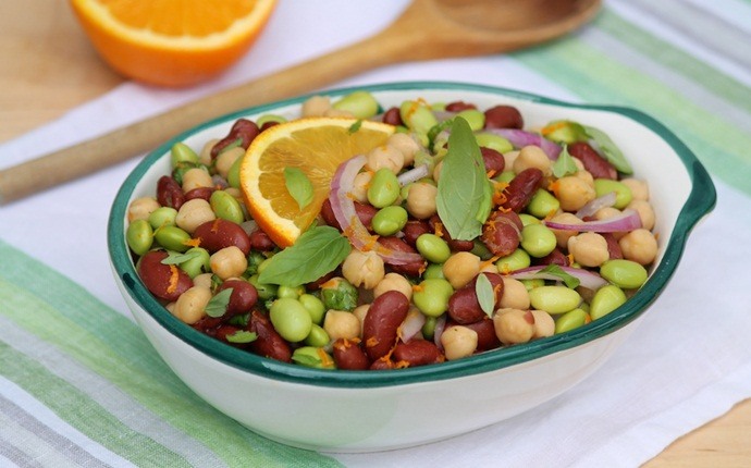 kidney bean recipes - crunch's kidney bean salad