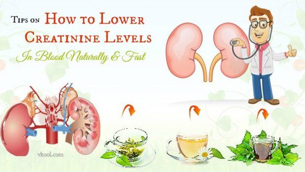 how to lower creatinine levels in blood
