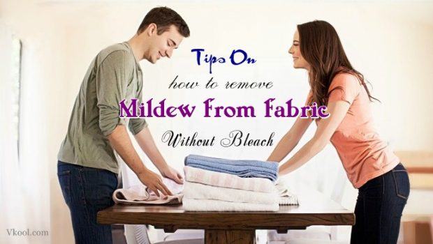 how to remove mildew from fabric without bleach