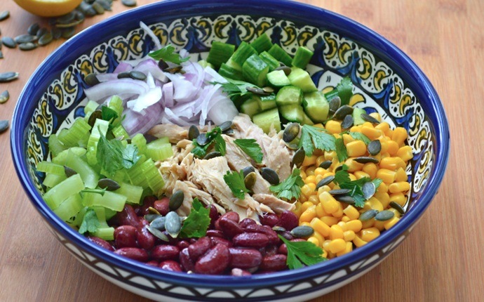 kidney bean recipes - nutritious kidney bean salad