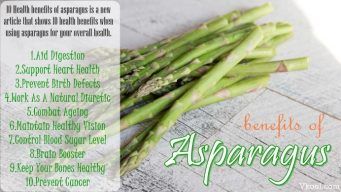 health benefits of asparagus