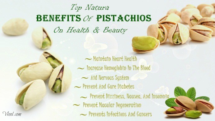benefits of pistachios, health benefits of pistachios, beauty benefits of p...