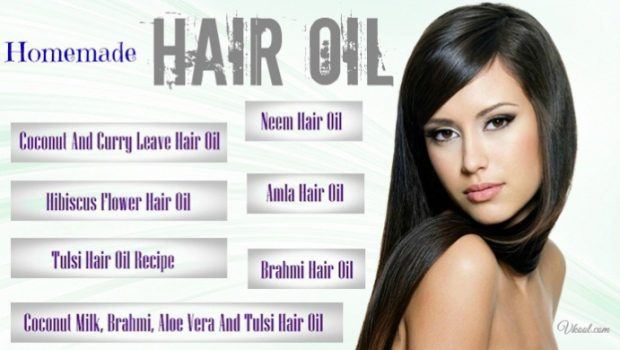 natural homemade hair oil